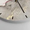 Wanduhr - Rund - Glasuhr - Stein Sand Abstraktion - 30x30cm Produktbild-Vorschau 5