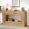 A console table with decorative items on top and inside. Podgląd zdjęcia produktu