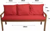 Coussins pour banc de jardin | Coussin d'assise 150x50x7 + Voir les images du produit 3