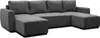 PHARELL 5/6-Sitzer-Panorama-Ecksofa - Anthrazitfarbener Produktbild-Vorschau 1