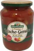 A glass jar of Letscho-Gemüse (vegetable stew) with a label. Produktbild-Vorschau