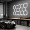 XINZI LED Hexagon stropní světlo - 14 panelů, 6500K bílá, Náhled obrázku produktu 12