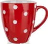 BANKETT Becher Keramik Becher 400 ml, red mit Punkten Produktbild-Vorschau 2