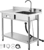Lavello SucceBuy in acciaio inox (100 x 50 x 94 cm), Anteprima dell’immagine prodotto 1
