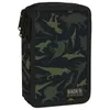 Dino 3 Fach Federtasche gefüllt Federmäppchen Federmappe Produktbild-Vorschau 1