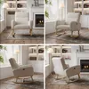 ProximaX Mid-Century Fauteuil à bascule rembourré moderne Voir les images du produit 6