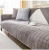 2 Stück dunkelgrau Flannel Sofabezug，4-5 Sitzer Couchbezug, Produktbild-Vorschau 4
