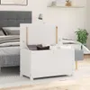 vidaXL Truhlica biela 80x40x45,5 cm Masívne borovicové Náhľad obrázku produktu 2