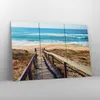 Bild auf Leinwand - Leinwandbild - 3 Teile - Meer Strand Produktbild-Vorschau 4