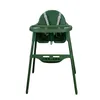 A green high chair for toddlers is shown against a white background. Produktbild-Vorschau