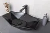 Umywalka nablatowa KERRA KR-570 BLM, ceramiczna, czarna Podgląd zdjęcia produktu 1