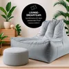 Lumaland Sedací vak Lounge In-& Outdoor 380 l sivý Náhľad obrázku produktu 9