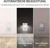 3 Stück LED Nachtlicht Batteriebetrieben Weiß mit Produktbild-Vorschau 2