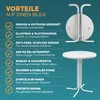 Klappbarer runder Stehtisch Ø 70/80 cm, Höhe 110 cm für Produktbild-Vorschau 11