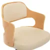 The Living Store Esszimmerstühle 2 Stk. Drehbar Creme Produktbild-Vorschau 7