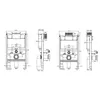 BELVIT Vorwandelement 75-82 cm für WC Trockenbau inkl. Produktbild-Vorschau 12