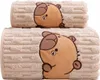 2er Set Badehandtücher für Kinder – Capybara – 70×140 cm + Produktbild-Vorschau 1