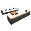 vidaXL set da salotto da giardino 9 pezzi con cuscini in Anteprima dell’immagine prodotto 7