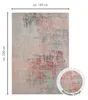 Teppich Wohnzimmer Grau-Lachs 160 x 230 cm, Kurzflor Produktbild-Vorschau 7