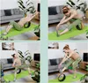 Relaxdays Yogarad, Ø 32 cm, Kunststoff, Kork, rutschfest, Produktbild-Vorschau 2