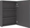 vidaXL Szafka z lustrem łazienkowym LED szara 50x13x70 cm Podgląd zdjęcia produktu 5