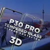 A cityscape at dusk with a smartphone screen protector overlaid. Produktbild-Vorschau