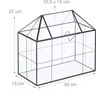 Relaxdays Pflanzenterrarium, Glas & Kupfer, 27x30x15 cm, Produktbild-Vorschau 4