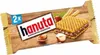 A package of Hanuta hazelnut wafers with chocolate cream. Anteprima dell’immagine prodotto