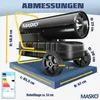 MASKO® Heizkanone 30kW Diesel Bautrockner Bauheizer Produktbild-Vorschau 9