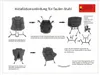 Clinvia Relaxsessel mit Hocker, Sessel mit Armlehnen, Produktbild-Vorschau 15