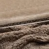 Flauschige Kuscheldecke Sherpa Sofaüberwurf Kuschelig Produktbild-Vorschau 5