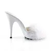POISE-501F Damen Slipper von Fabulicious, Weiß  , EU 39, US Produktbild-Vorschau 5