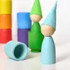 Giocattolo montessoriano in legno "Bambolina con tappo in Anteprima dell’immagine prodotto 4