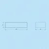 Formteilverbinder flach : 125 (220x55) System: 125 (220x55) Produktbild-Vorschau 4
