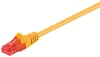 Goobay CAT 6 Patchkabel, U/UTP, Gelb, 1 m, CCA Produktbild-Vorschau 1
