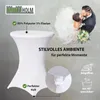 Stehtisch mit Husse Partytisch klappbar ca. Ø 80 cm Höhe Produktbild-Vorschau 5