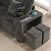 Merax L-förmiges ausziehbar Schlafsofa, Ecksofa mit Produktbild-Vorschau 6