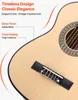Guitare classique SucceBuy, 780 mm, kit de démarrage pour Voir les images du produit 5