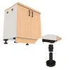Set aus 4 verstellbaren Küchenfüßen 8,5 - 12,5 cm, Produktbild-Vorschau 5