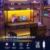 YITAHOME Computertisch LED Schreibtisch mit 4 Schubladen, Produktbild-Vorschau 3
