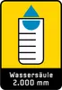 A warning sign indicating water column resistance. Anteprima dell’immagine prodotto
