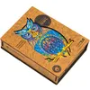 UNIDRAGON 186-tlg. Holzpuzzle Charming Owl Medium 21x35 cm Produktbild-Vorschau 11