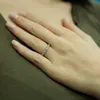 0,45 Carat Diamant halbrund Memoire Ring 14 Karat Weißgold Produktbild-Vorschau 2