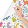 10m VLIES TAPETE Rolle Kinderzimmer Dinosaurier Blumen Produktbild-Vorschau 3