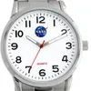 NASA Herrenarmbanduhr mit Edelstahlarmband Astronaut Produktbild-Vorschau 2