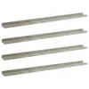 vidaXL Wandregale 4 Stk. Betongrau 100x9x3 cm Produktbild-Vorschau 1