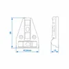Pyramide niveleuse avec aimant sur carte Voir les images du produit 6