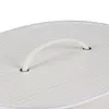 3 x Wäschekörbe Bambus, oval, 46 l, faltbar, mit Deckel, Produktbild-Vorschau 10