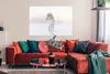 MuchoWow® Poster Weißes Isländerpferd im Schnee 120x80 cm - Produktbild-Vorschau 2