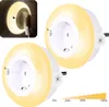 2 sztuki lampka nocna LED gniazdo ściemnialny czujnik Podgląd zdjęcia produktu 1